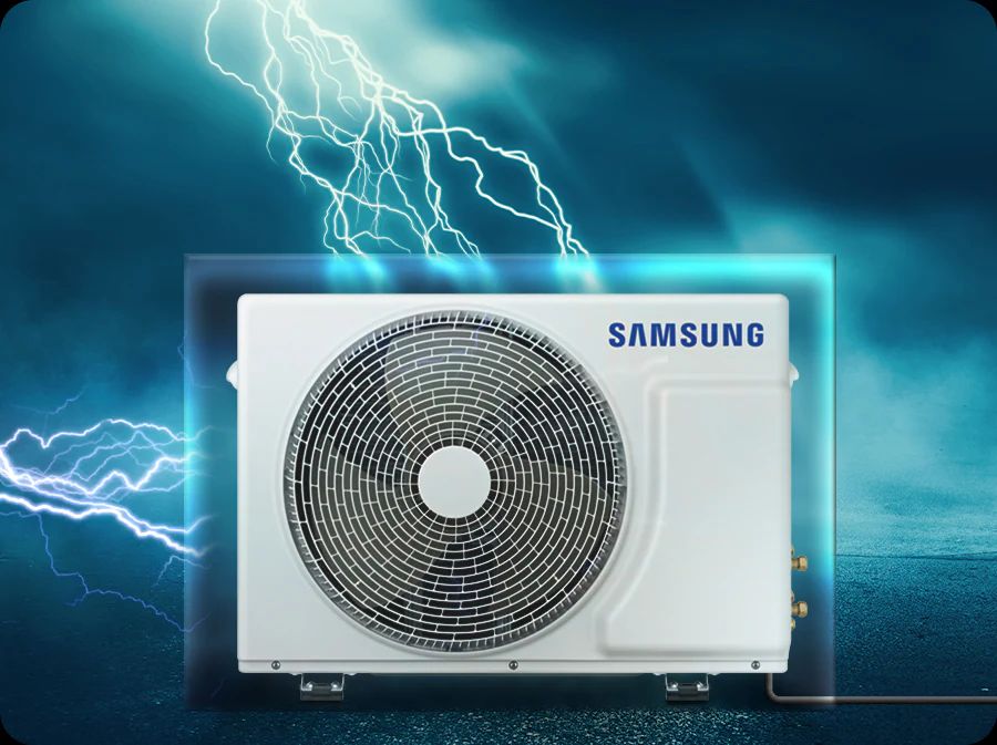 Điều hòa Samsung AR13DYHZAWKNSV 12000BTU 1 chiều inverter 8 Công nghệ Triple Protector Plus ngăn không cho máy nén và bộ điều khiển bị quá tải