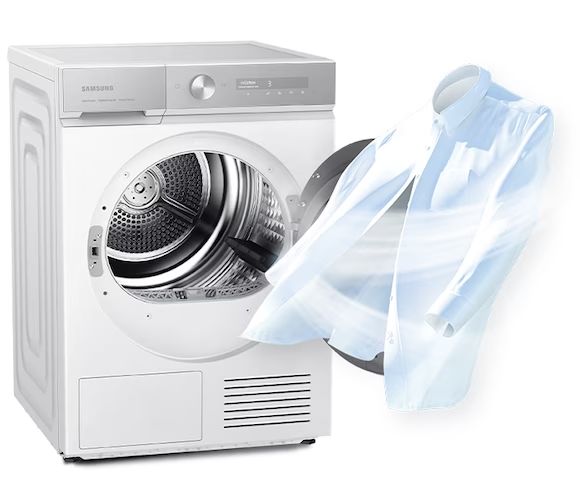 Công nghệ Air Wash quần áo được giặt khô nhanh chóng