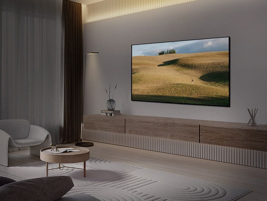 Smart tivi Samsung QA55Q70D 55 inch 4K QLED 13 Tính năng EyeComfort có khả năng tự động điều chỉnh độ sáng và màu sắc