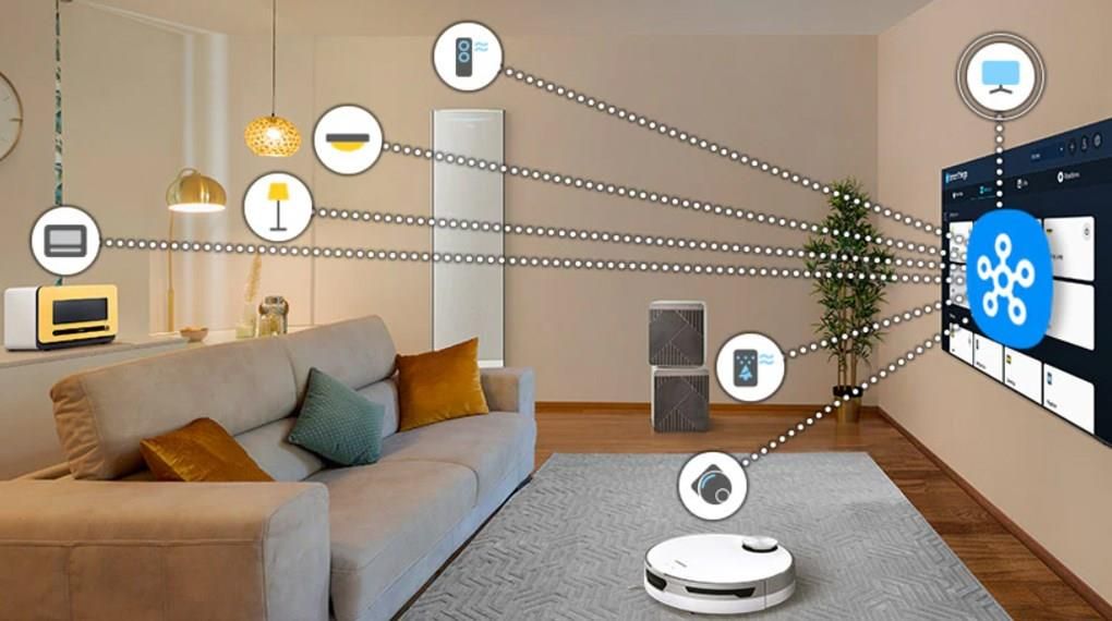 Smart tivi Samsung QA55Q70D 55 inch 4K QLED 14 rung tâm SmartThings sẽ kết nối mọi thiết bị thông minh với tivi dễ dàng