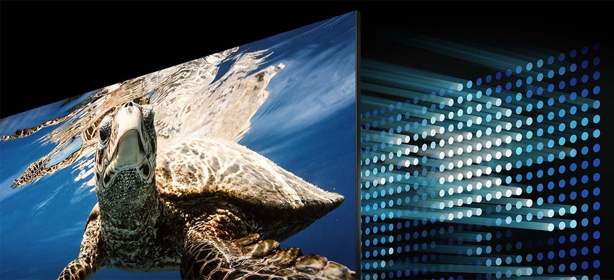 Smart tivi Samsung QA65Q80D 65 inch QLED 4K 7 Tấm đèn nền Direct Full Array sẽ hỗ trợ để tăng độ tương phản