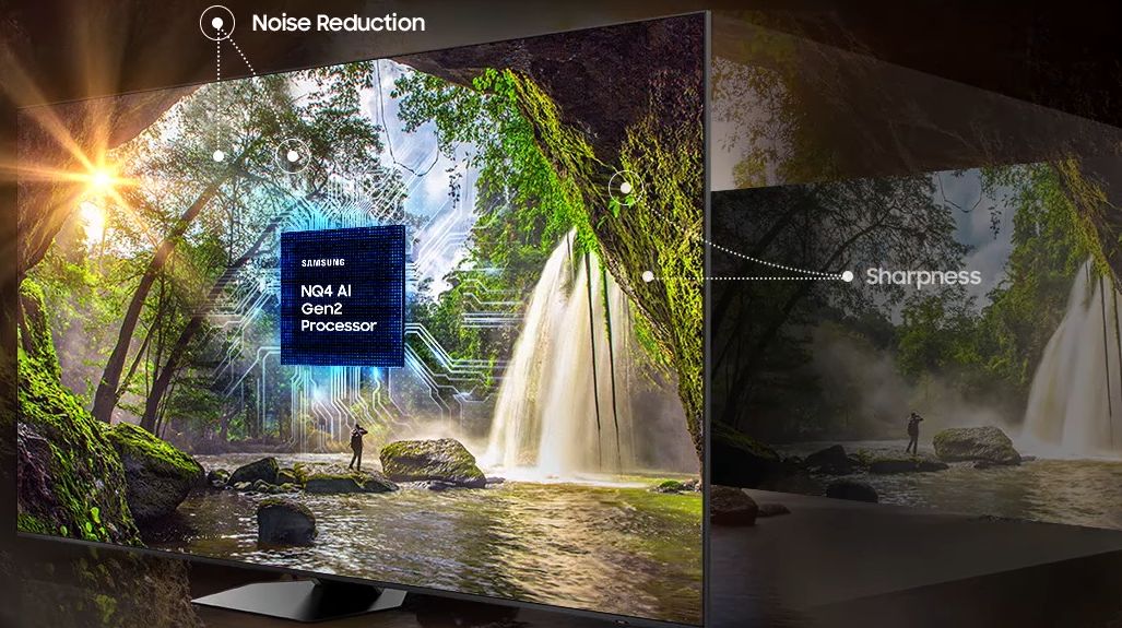 Tivi Neo QLED 4K Samsung QA85QN90D 85 inch 6 Công nghệ Supersize Picture Enhancer mang đến hình ảnh ấn tượng, chi tiết và rõ nét