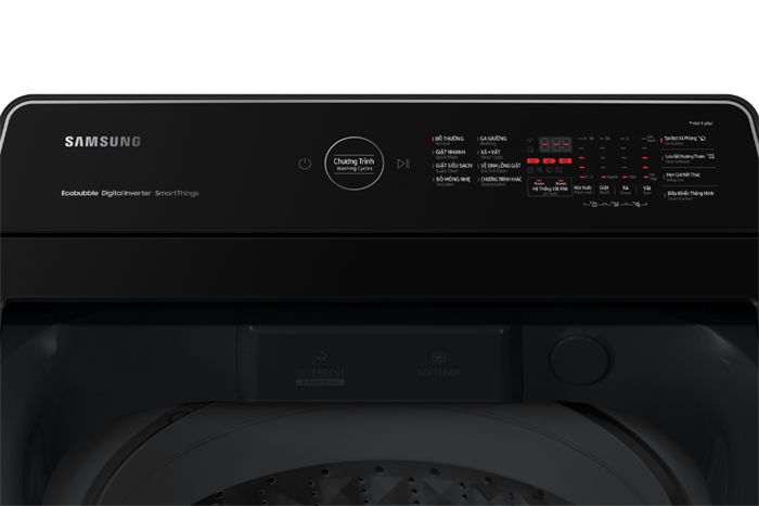 Bảng điều điều khiển được thiết kế cảm ứng thông minh với chú thích song ngữ Anh - Việt dễ sử dụng