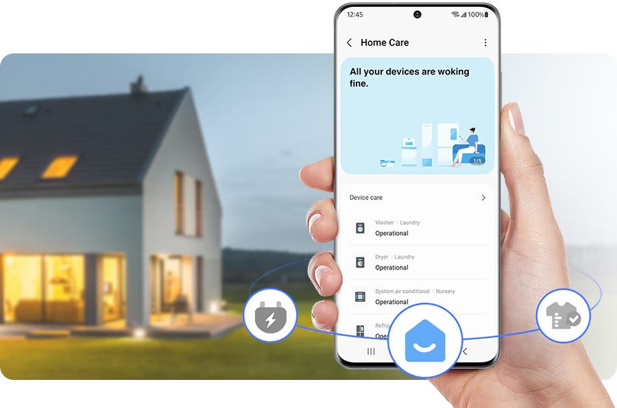SmartThings Home Care, bạn có thể nhanh chóng phát hiện được bất thường