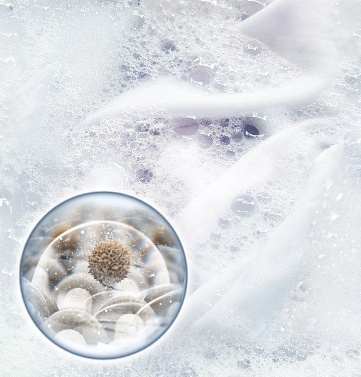 Chế độ ngâm Bubble Soak không chỉ loại bỏ các vết bẩn cứng đầu