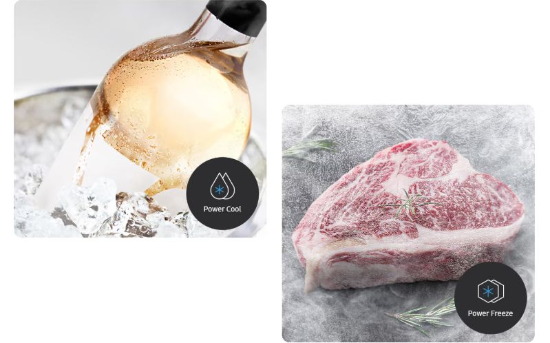 Chế độ Power Cool và Power Freeze