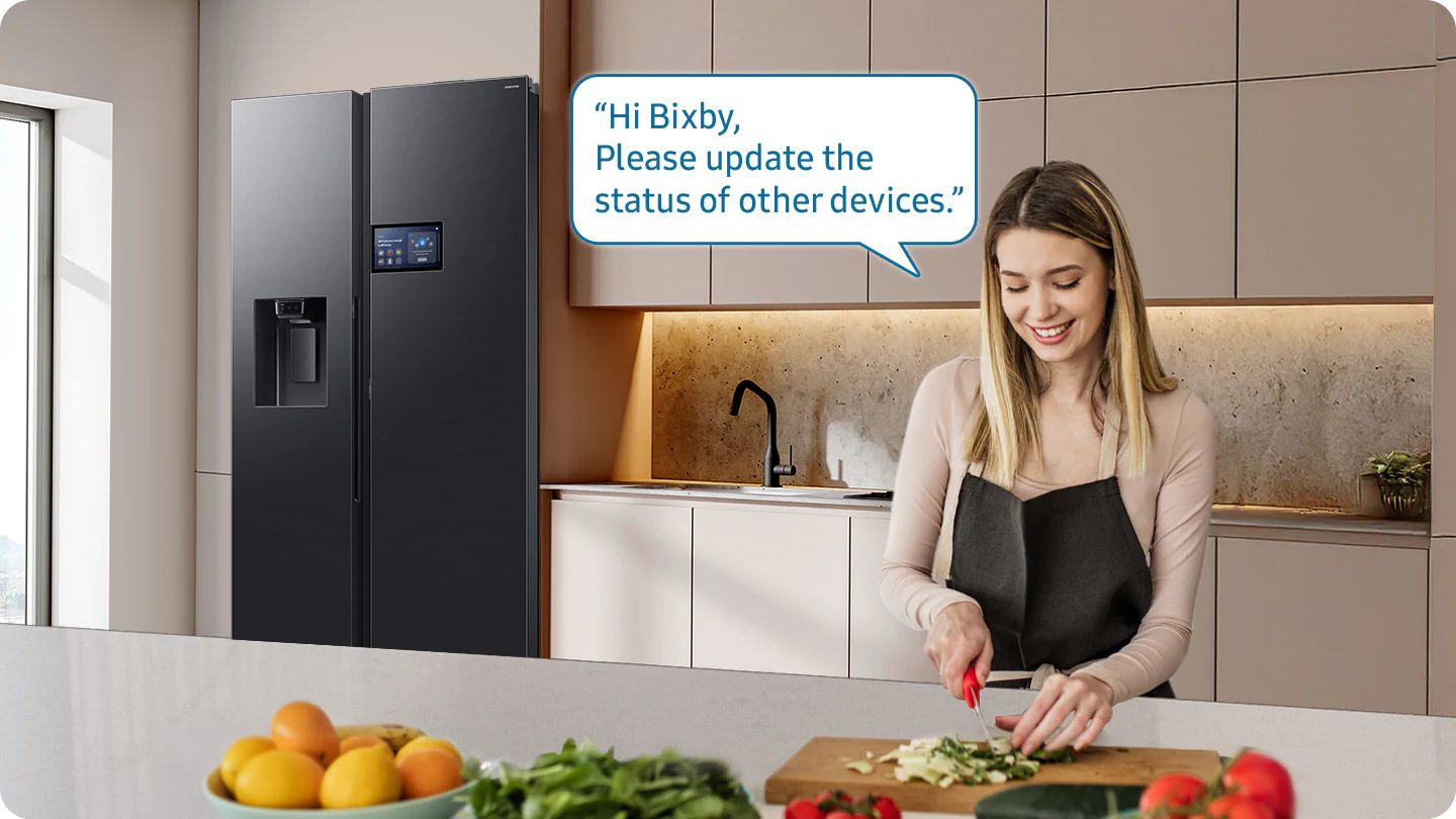 Điều khiển qua giọng nói với trợ lý ảo Bixby 