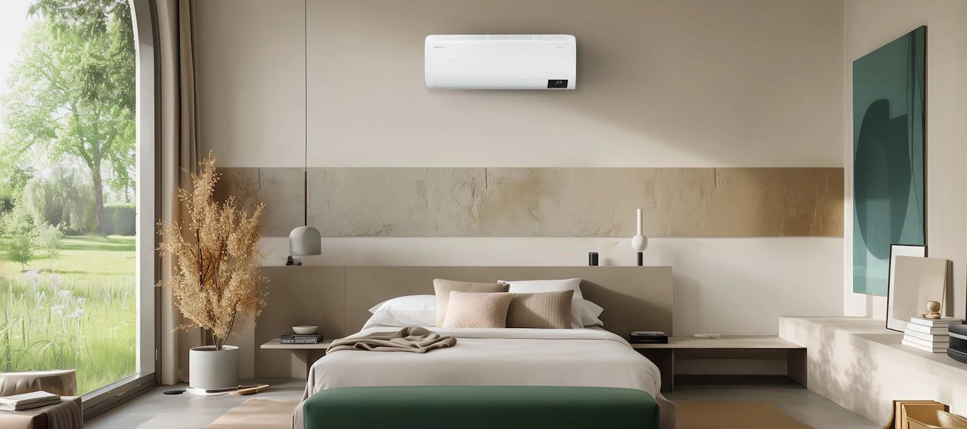 Điều hòa treo tường Samsung sở hữu thiết kế tối giản, nhưng vô cùng tinh tế