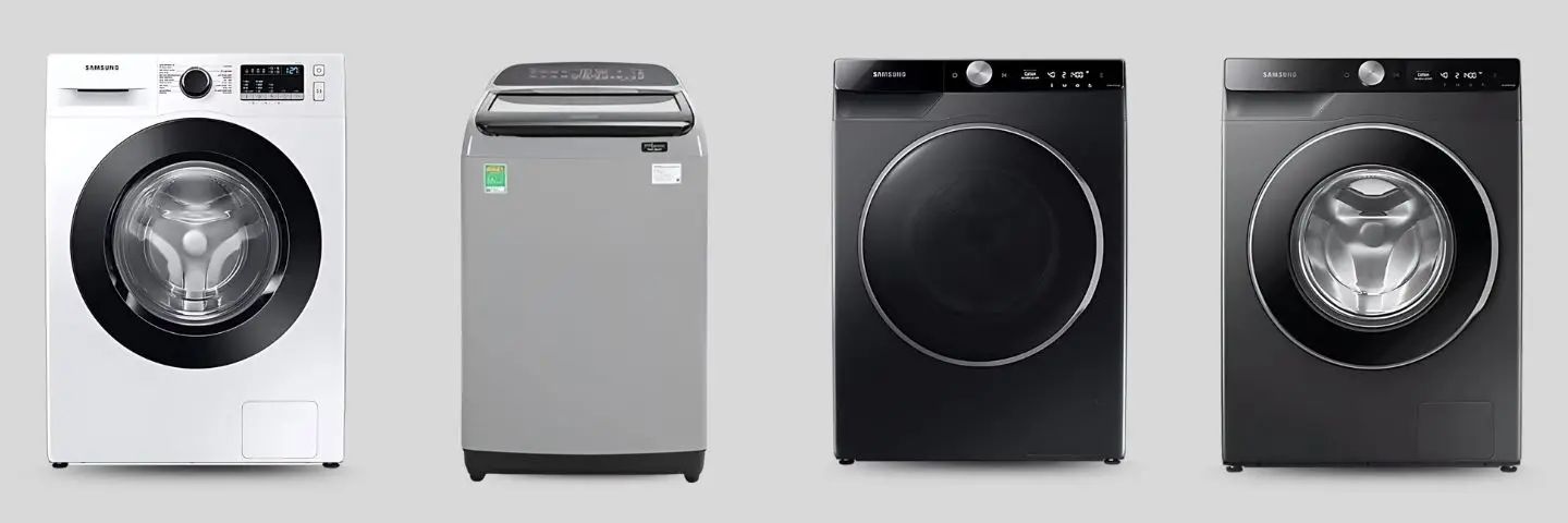 Máy giặt Samsung là sản phẩm được đánh giá cao về chất lượng, độ bền và kiểu dáng