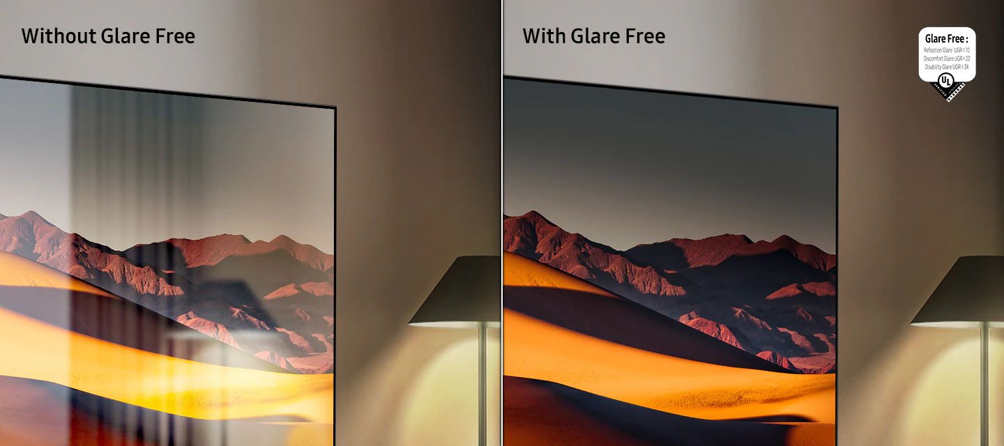 Màn hình chống phản sáng Glare Free được thiết kế để giảm phản xạ ánh sáng và độ chói