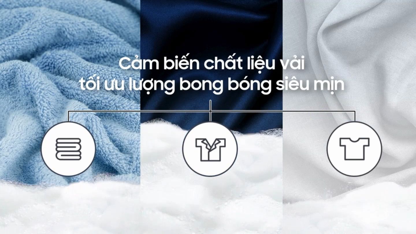 Máy giặt Samsung WW10DB7U34GWSV Bespoke Inverter 10 kg 4 Công nghệ AI Ecobubble™ có trên Samsung WW10DB7U34GWSV