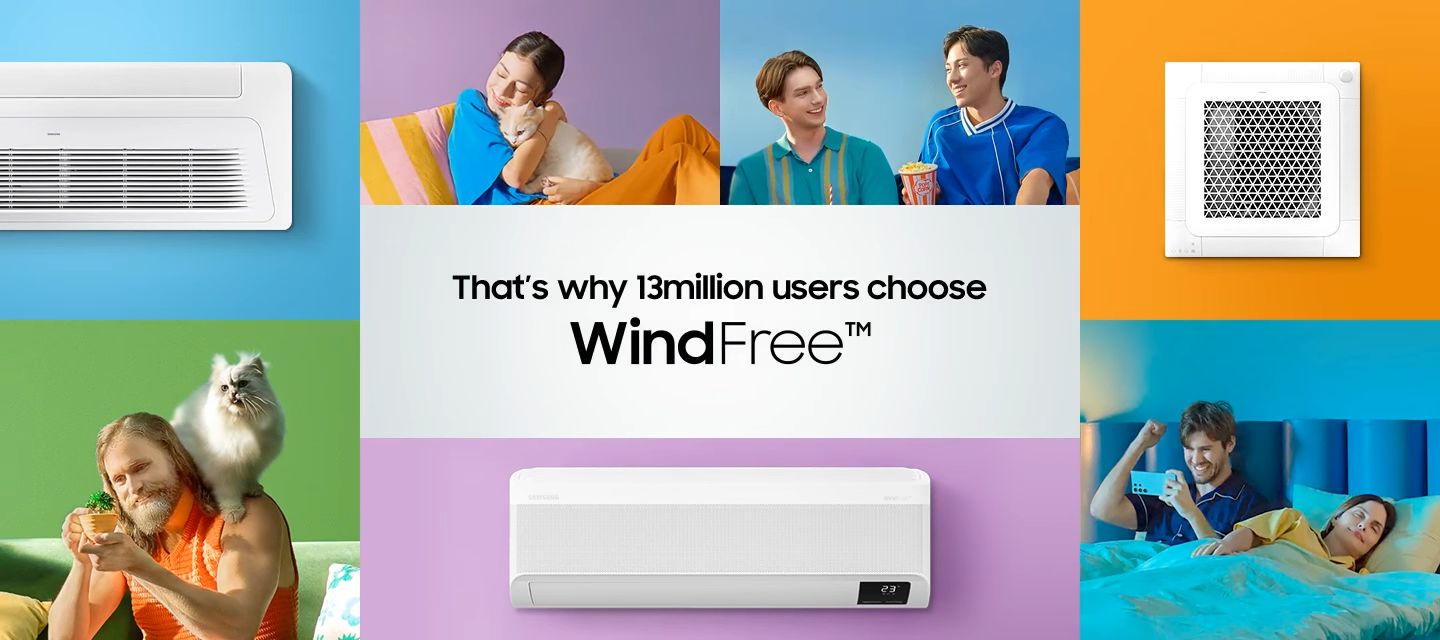 Khám phá thêm về điều hòa Samsung Wind Free 14 Một số dòng điều hòa Samsung Wind Free