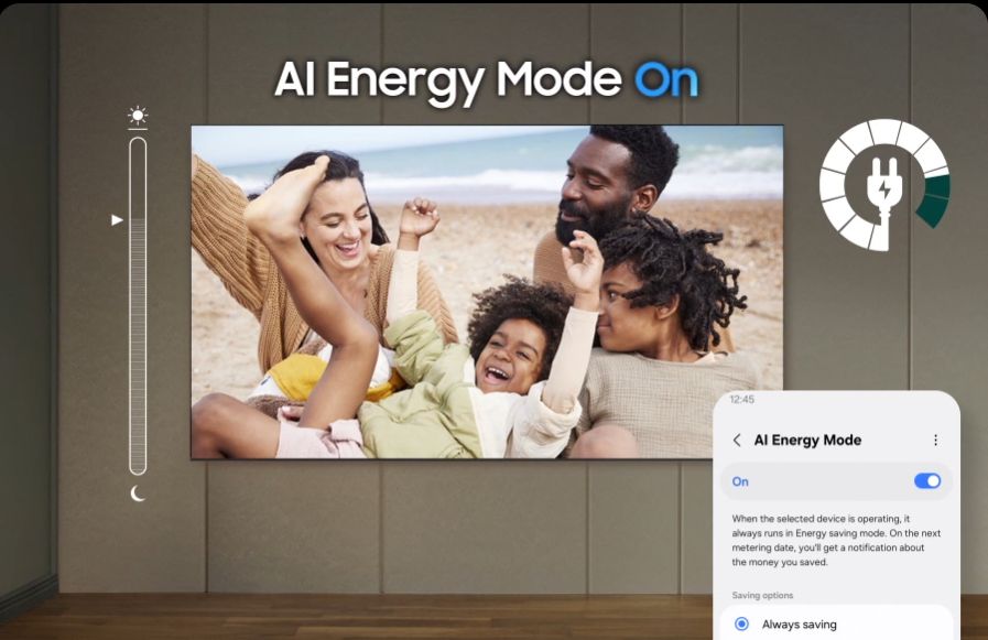 Chế độ AI Energy giúp tiết kiệm điện tối đa